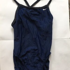 Navy blue Nike one piece swimsuit
